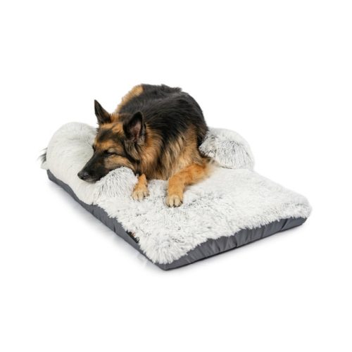 Nap Mat Large Crate Félperemes Szőrmés kutyaágy 91x58cm