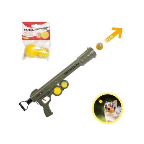 MINI BAZOOKA LABDAKILÖVŐ 2 EVA SOFT LABDÁVAL (LABDÁK 4,3 ÉS 5 CM)