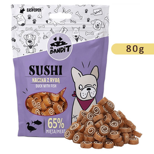 Mr. Bandit SUSHI kacsa és hal 80g