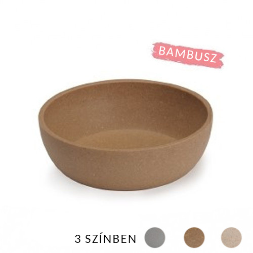 BAMBUSZ TÁL CSÚSZÁSGÁTLÓS 142*57 MM 550 ML