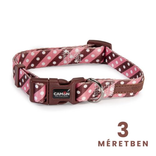 NYAKÖRV TWILL DOT PINK 3 MÉRETBEN